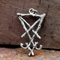 new Classic Lucifer Pendant necklace For Man Stainless Steel Good Detail Fashion religion Jewelry for gift free shipping