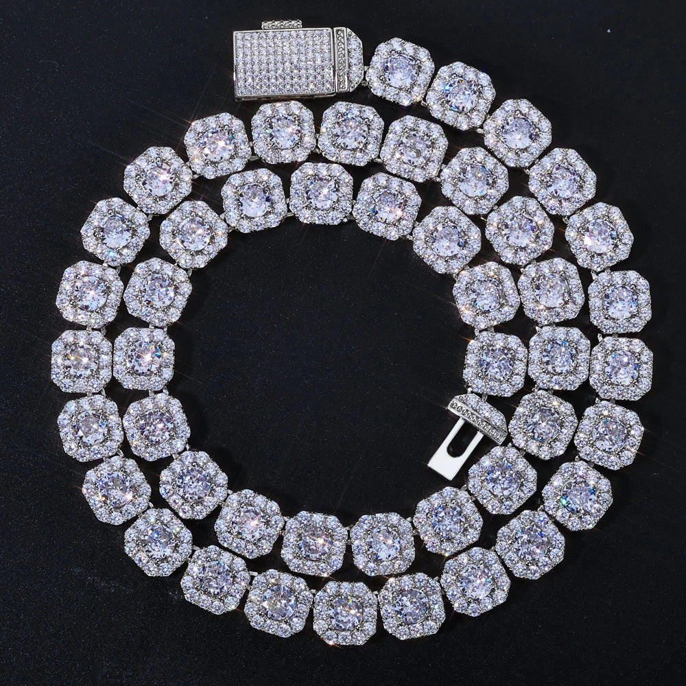 Tennis Chain Necklace Stainless Steel 10/12MM