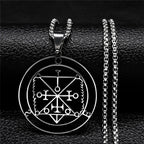 Astaroth Sigil Pendant Necklace — Stainless Steel