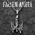 Fallen Angel Pendant Necklace — Stainless Steel
