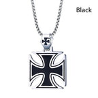 Vintage Christian Ice Crystal Jesus Head Pendant Necklace for Men and Women Cross Catholic Amulet Jewelry