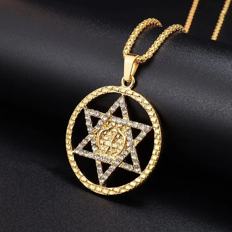 Witchcraft Pentagram Pendant Necklace — Stainless Steel