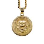 Men Women Hip Hop gold silver color LION Pendant Necklace Hiphop pendants Necklaces Fashion Jewelry Gifts