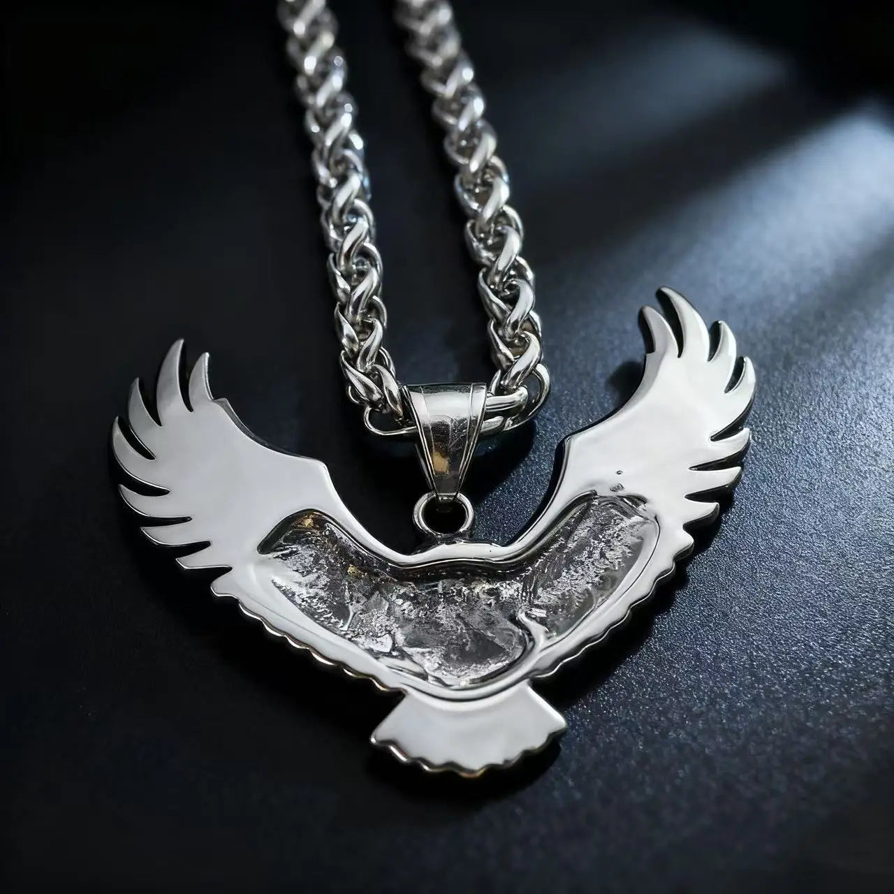 Eagle Viking Steel Pendant 316L Style Punk
