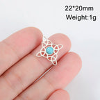 Trinity Witch Knot Charm Pendant — Steel