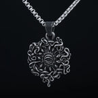 Eye of God Stainless Steel Pendant Necklace