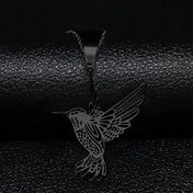 Hummingbird Pendant Necklace — Stainless Steel