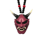 Samurai Kabuto Helmet Hannya Japanese Oni Car Rear View Mirror Charm Car accessories Rear View Mirror Pendant Car Decoration