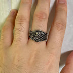 Retro Cthulhu Ring For Men Silver Color Punk Gothic Rock Hiphop Ring Designer Jewelry Biker Accessories Creative Gift