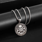 Cthulhu Octopus Skull Pendant Necklace