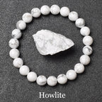 Natural Black Agates Beads Bracelet Women Men Genuine Black Onyx Natural Stone 6mm 8mm Smooth Round Beads Lucky Energy Jewelry