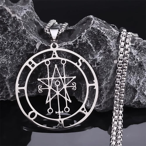Astaroth Sigil Pendant Necklace — Stainless Steel