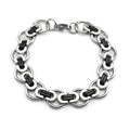 Hiphop Byzantine Round Link Chain Necklace for Women Men Gold Color Stainless Steel Male Thick Chains Jewelry collar