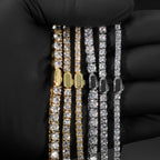 Gold Tennis Chain Full Diamond 3/4/5MM