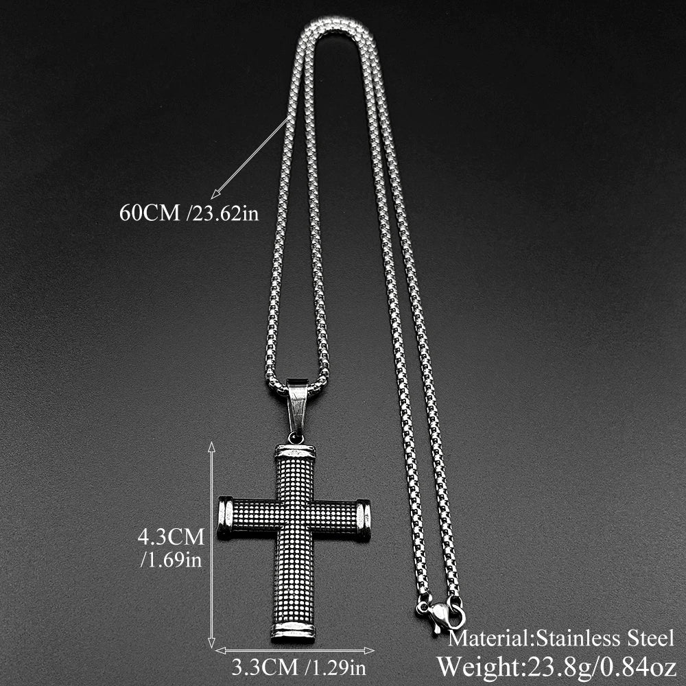 Cross Jesus Christ Gold Pendant Christian Faith
