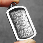 Eye of God Pendant Necklace — Stainless Steel