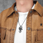 Vintage Octopus Anchor Stainless Steel Jewelry Men Necklace With Pendant For Male Women Punk Hip Hop Accessories Gift