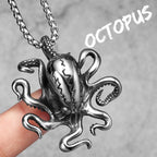 Octopus Tentacles Men Necklaces with Pendant Stainless Steel Jewelry for Male Women Punk Hip Hop Accessories Gifts