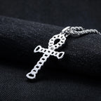 Iced Out Cross Pendant — 925 Silver VVS