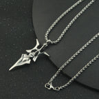 Death Note Halberd Pendant Necklace Misa Amane Cosplay Earrings Adornment Halloween Goth Cross Jewelry Christmas Valentines Gift