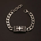 Medieval Norse Viking Rune Wolf Bracelet Man Stainless Steel Valknut Witch Knot Compass Bracelet for Men Scandinavian
