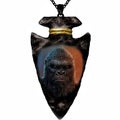 Gothic Crow Black Chain Pendant Necklace Hip Hop Necklace for Men Stainless Steel Jewelry Accessories Men Halloween Party Gifts