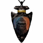 Gothic Crow Black Chain Pendant Necklace Hip Hop Necklace for Men Stainless Steel Jewelry Accessories Men Halloween Party Gifts