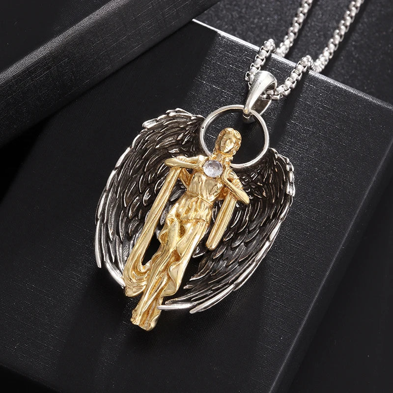 Seraph Angel Pendant Necklace