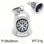 Guardian Angel Wings Bell Necklace — Stainless Steel