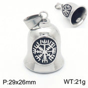 Guardian Angel Wings Bell Necklace — Stainless Steel