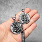 Fallen Angel Satan Pendant — Stainless Steel