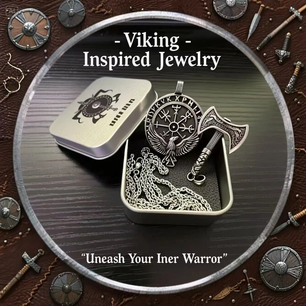 Viking Steel Pendant 316L Rune Axe High-end