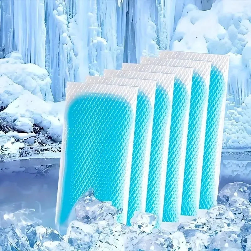 Summer cooling ice patches, cooling and refreshing ice stickers, easy to carry, skincare tools, body care, cooling