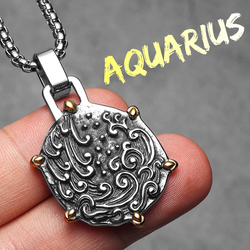 Constellation Pendant Necklace — Stainless Steel
