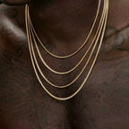 3.5mm Silver Color Stainless Steel Cuban Chain Necklace Hip Hop Men Necklace Simple Jewelry Necklace For Women