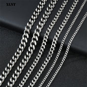 Cuban Link Two-tone Chain 7MM — Stainless Steel