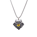 Skull Evil Eye Steel Pendant Vintage Devil's
