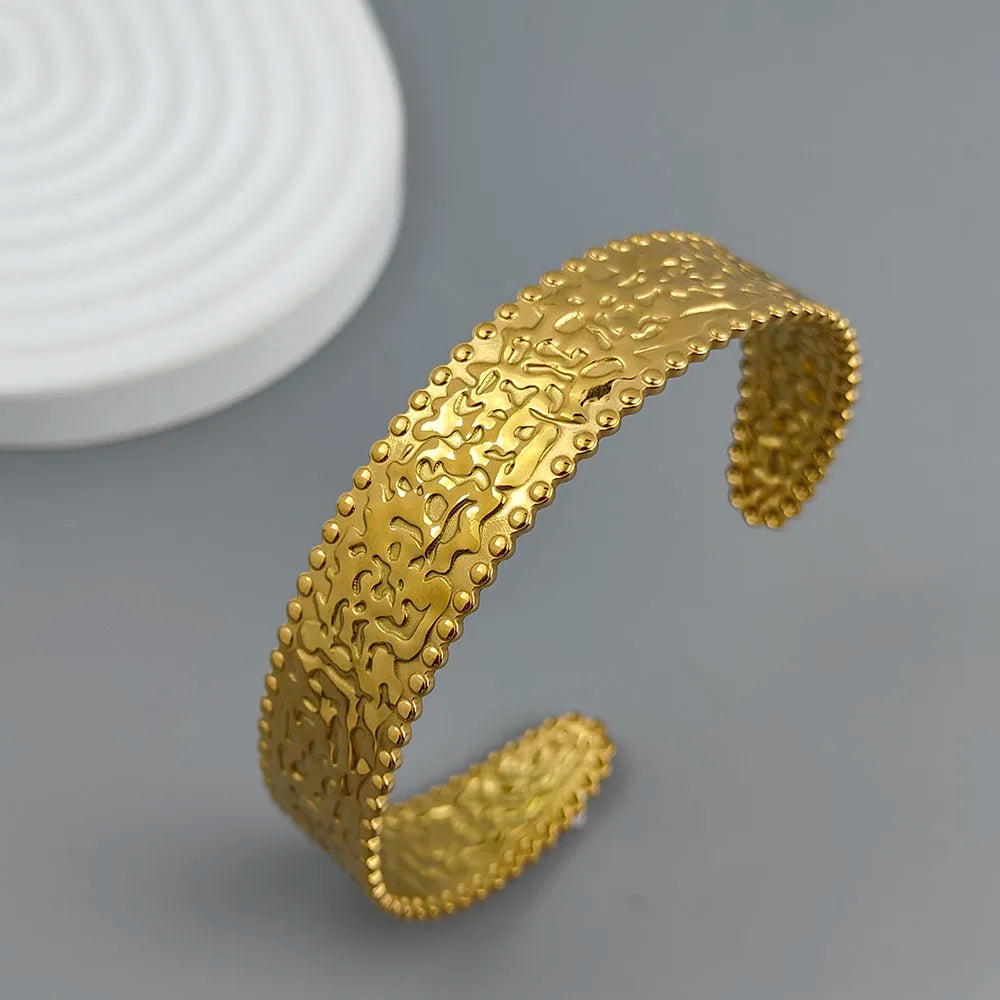 Concave & Convex Bracelet — Stainless Steel, Gold or Silver