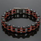 13MM Wide Men's Motorcycle Chain Bracelet Stainless Steel Bicycle Link Design Man Bracelets for Men Punk Rock Jewelry 9