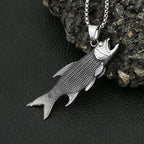 Fish Stainless Steel Pendant Necklace