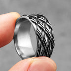 Eagle Feather Ring — Stainless Steel