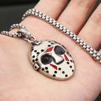 Jason Mask Pendant — Stainless Steel
