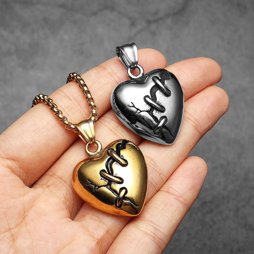 Heart Stainless Steel Pendant Necklace