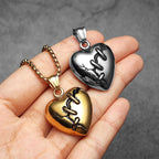 Heart Stainless Steel Pendant Necklace