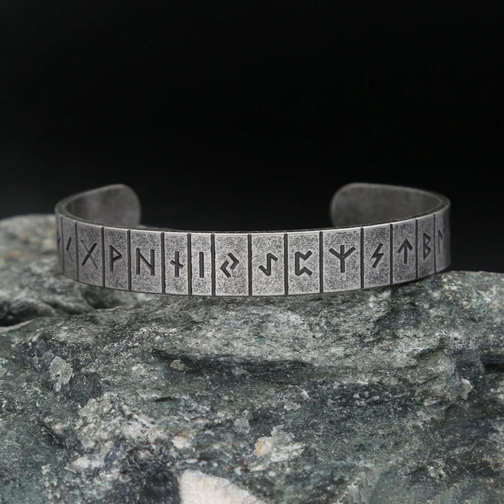 Viking Rune Bracelet — 316L Stainless Steel