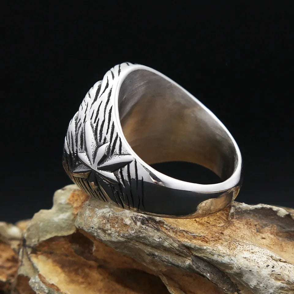 Spiral Ring — 316L Stainless Steel