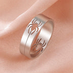 Halloween Spider Ring for Men & Women 6mm Wide — Stainless Steel