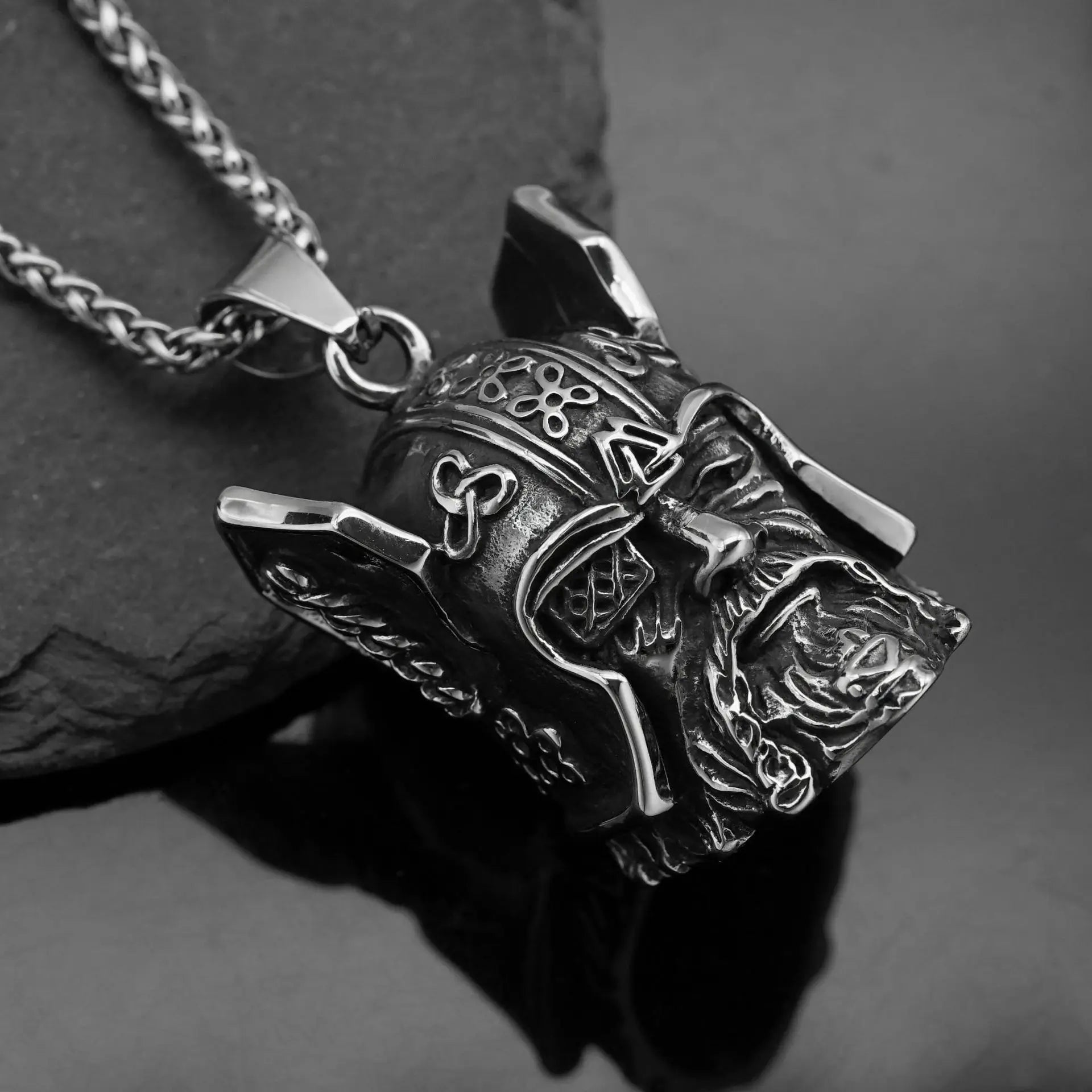 Odin Steel Pendant Motorcycle Retro Viking Nordic