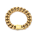 8-16mm 316L Stainless Steel Chain Hip Hop Jewelry Curb Miami Cuban Link Chain Necklace Bracelet Gift for Men Women