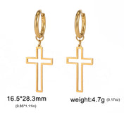 Lightning Hoop Earrings for Men & Women — Stainless Steel
